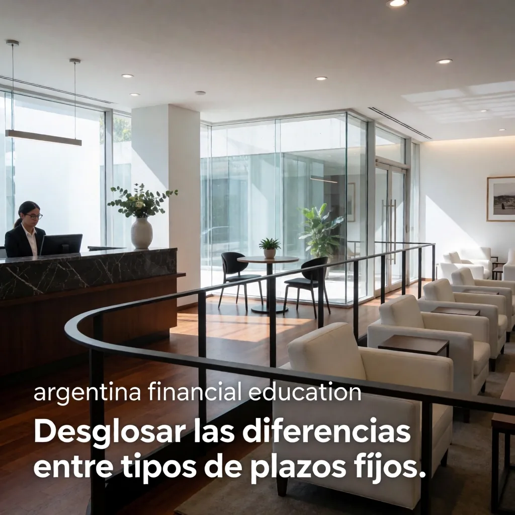 Interior de entidad bancaria moderna