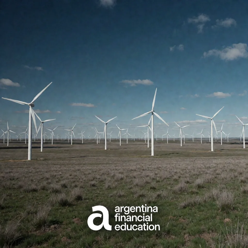Parques eólicos en la Patagonia